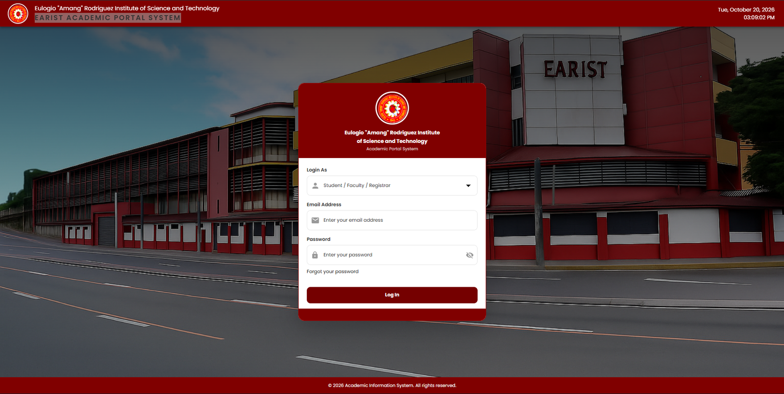 EARIST ACADEMIC PORTAL SYSTEM
