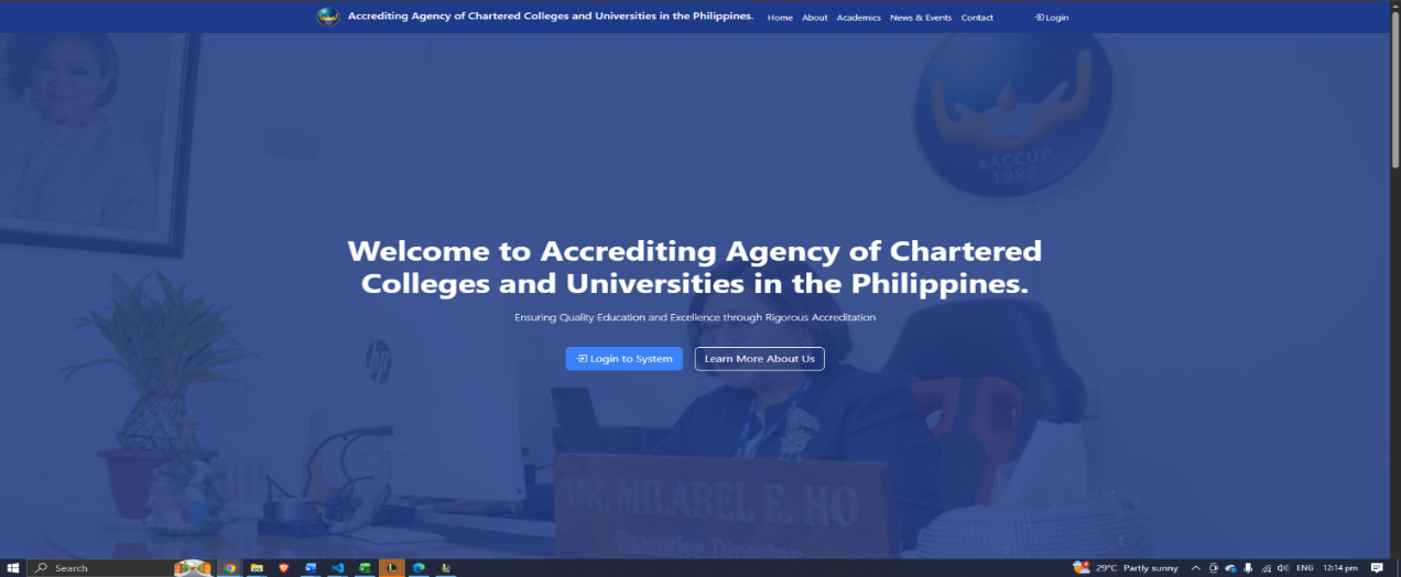 (LOCAL) AACCUP Accreditation System